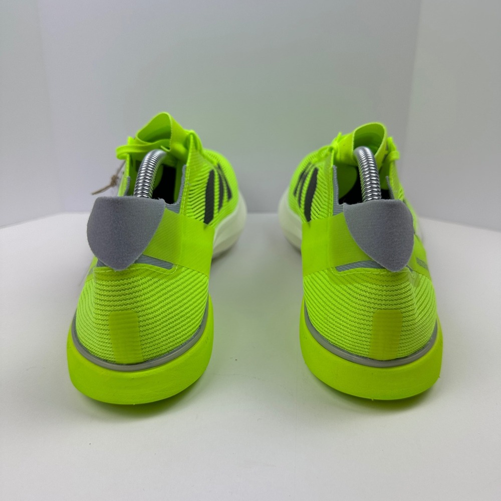 Adidas Adizero Avanti Track Spikes Mens Neon Yellow Black Distance Racing Shoes - Picture 4 of 8